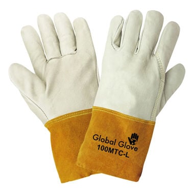 Global Glove X-Large Premium Grain Cowhide Mig/Tig Welder Gloves
