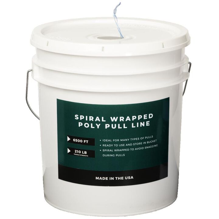 Erin Rope 6500 Ft Spiral Wrapped Light Duty Poly Twine