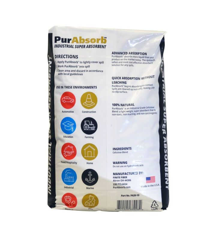 Johndow PurAbsorb 10 Lbs Industrial Super Absorbent, large image number 1