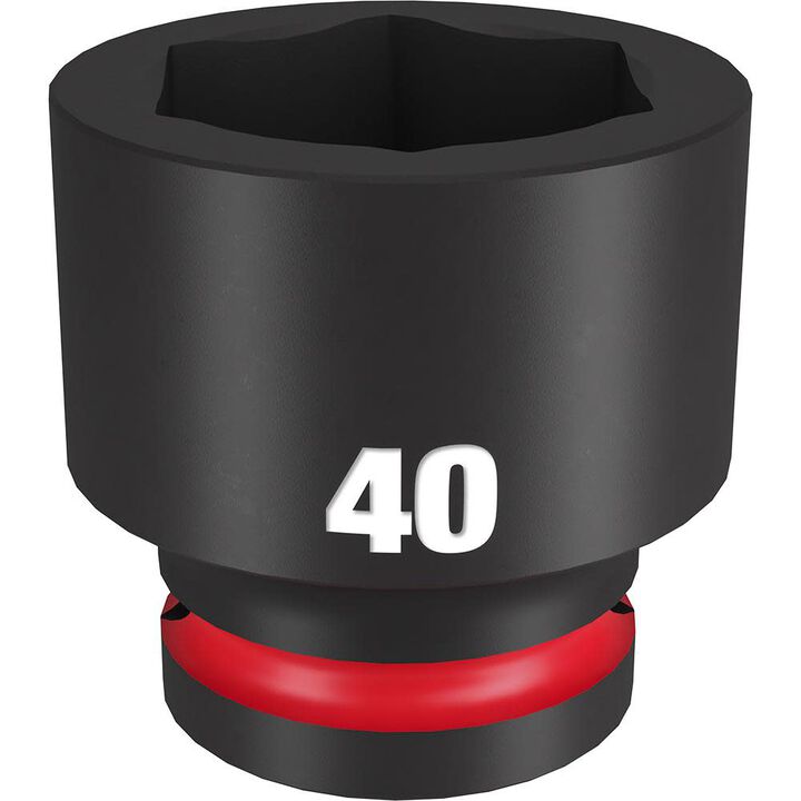Milwaukee Impact Socket 3/4in Drive 40mm Standard 6 Point, large image number 0