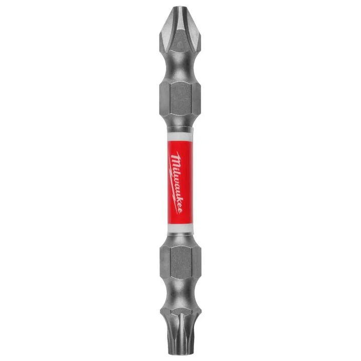 Milwaukee SHOCKWAVE Impact Phillips #2 / Torx T25 Double Ended Bit