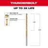 Milwaukee 3/32 in. Thunderbolt Titanium Coated Drill Bit, small