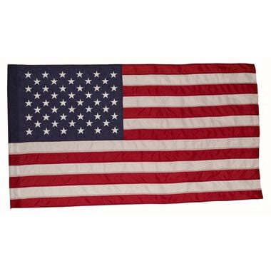 Valley Forge Flag 2-1/2 Ft. Width x 4 Ft. Height Nylon Sleeved United States Flag