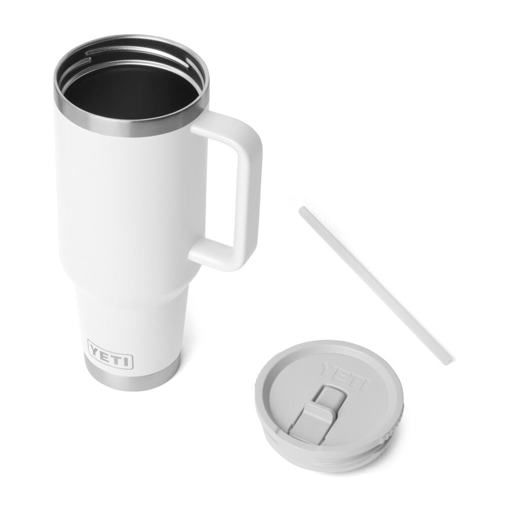YETI Rambler 40 Oz Travel Straw Mug, White, large image number 6