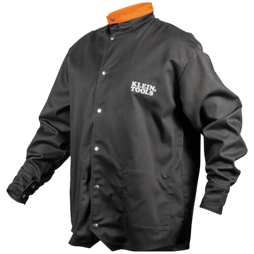 Klein Tools Flame-Resistant Welding Jacket, Black, XL, large image number 1