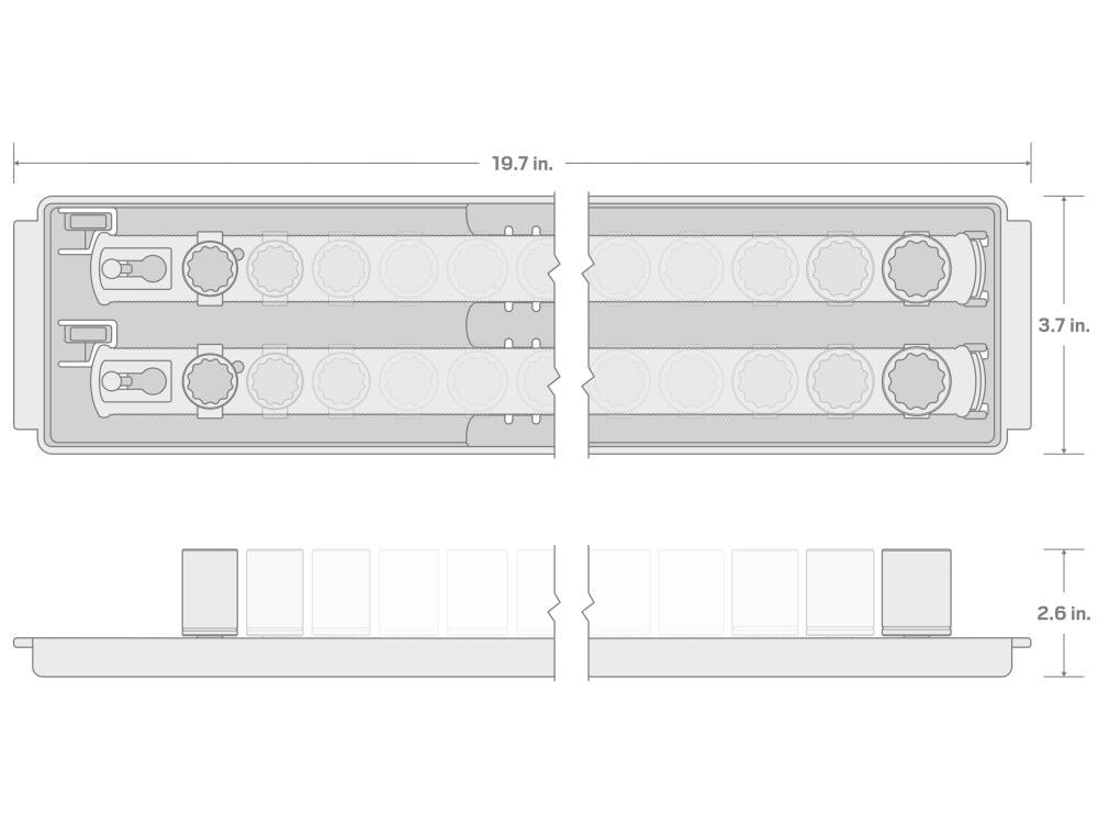 Tekton 1/2 Inch 12 Point Socket Set, 23 Pieces (10-32 mm), large image number 7