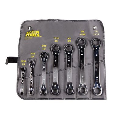 Klein Tools 7 Piece Ratcheting Box Wrench Set, large image number 0