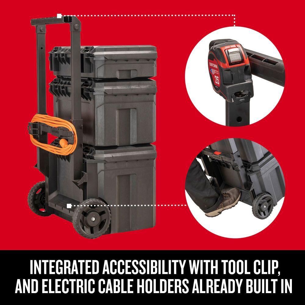 CRAFTSMAN TRADESTACK Rolling Tool Storage Tower, large image number 8