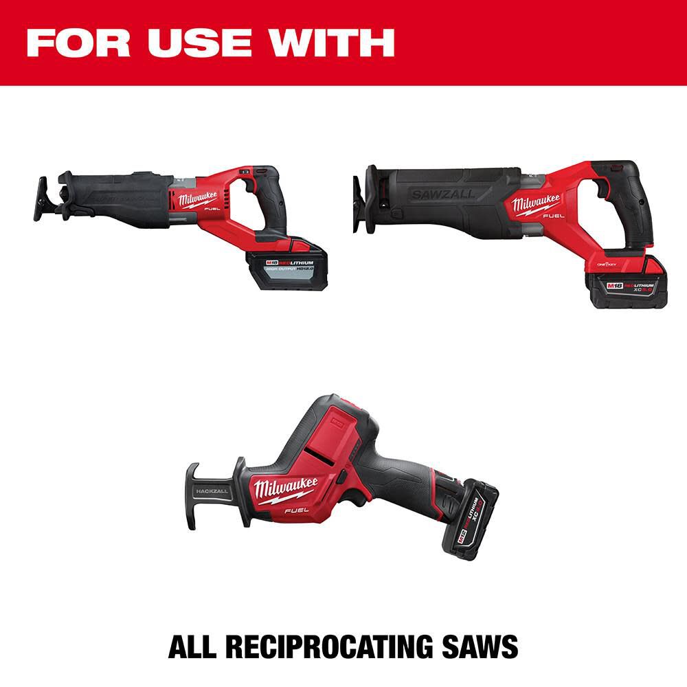 Milwaukee NITRUS CARBIDE WRECKER 9 Inch SAWZALL Blade Bundle, 10 Pieces, large image number 6