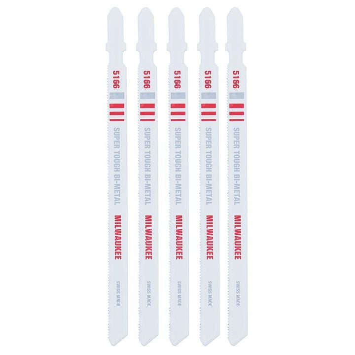 Milwaukee 5-1/4 in. 24 TPI Bi-Metal Jig Saw Blade 5PK, large image number 8