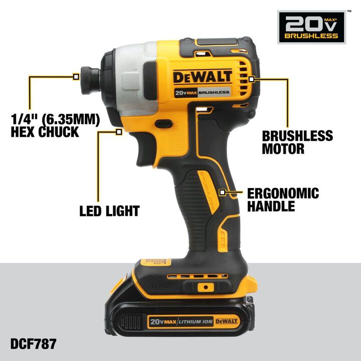 DEWALT 20V MAX Brushless 2 Tool Combo Kit, large image number 5