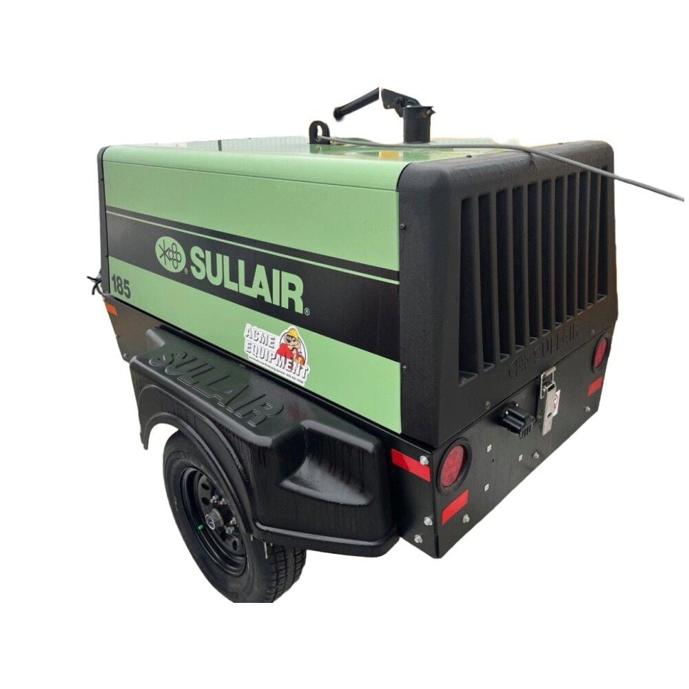 Sullair 185 Cfm Towable Air Compressor with Kubota Engine – Used 2023 – 185/D/DPQ/KUT4F