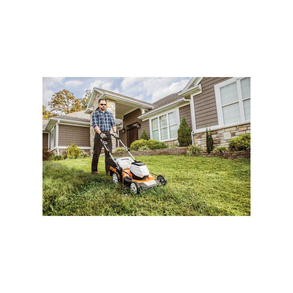 Stihl RMA 510 21 in Lawn Mower with AP300 Battery AL301 Charger