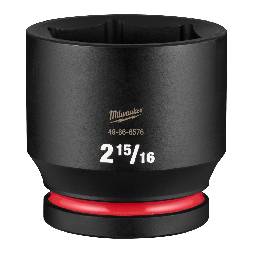 Milwaukee SHOCKWAVE Impact Duty 1 Inch Drive 2-15/16 Inch Standard 6 Point Socket - 49-66-6576