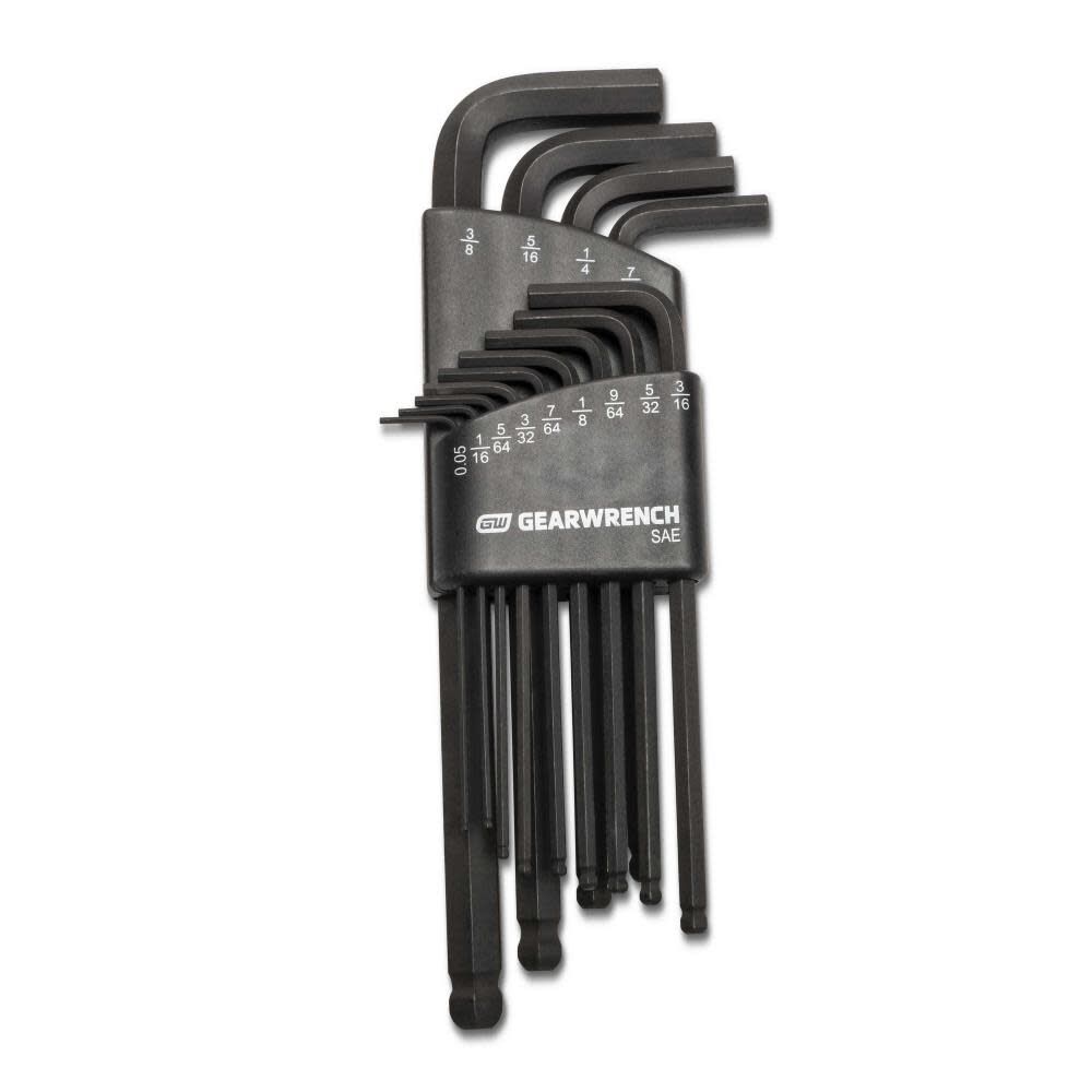 GEARWRENCH SAE Hex Key Set Long Ball End 13pc, large image number 1