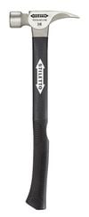 Stiletto 16 oz Titanium Smooth Face Hammer with 18 in. Hybrid Fiberglass Handle, small