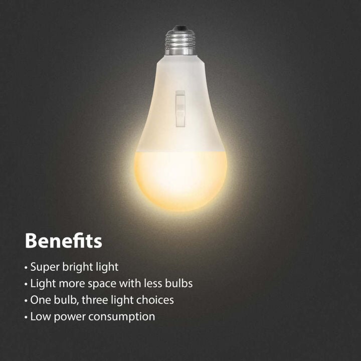 Feit Electric 33W 4060 Lumens E26 Base A23 Color Selectable LED Bulb, large image number 6