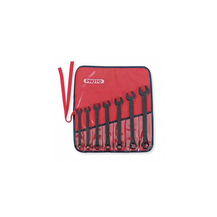 Proto 7 Piece Black Oxide Combination ASD Wrench Set-12 Point, large image number 0