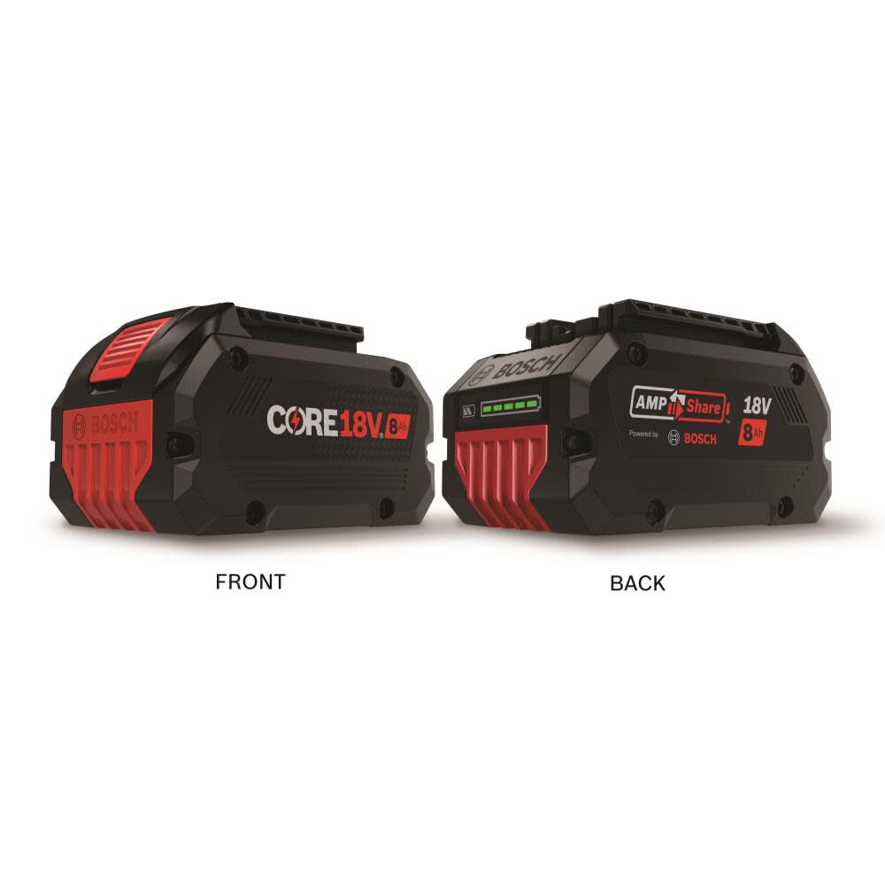 Bosch CORE18V 18V 8Ah Lithium Ion Power Tool Battery Pack with Fuel Indicator, large image number 4