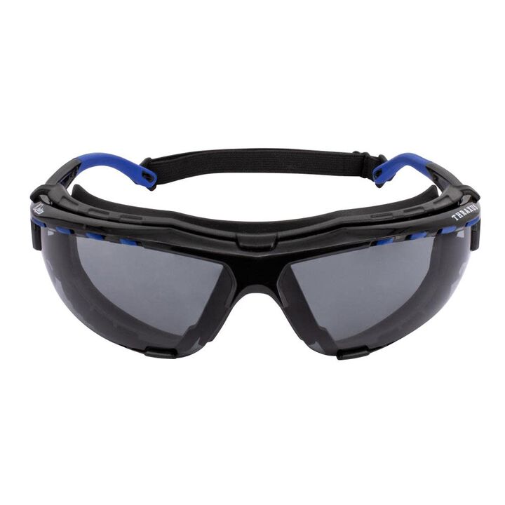 Radians THRAXUS Elite IQUITY Safety Eyewear Blue w/ Rubber Gasket Smoke IQ Lens, large image number 7