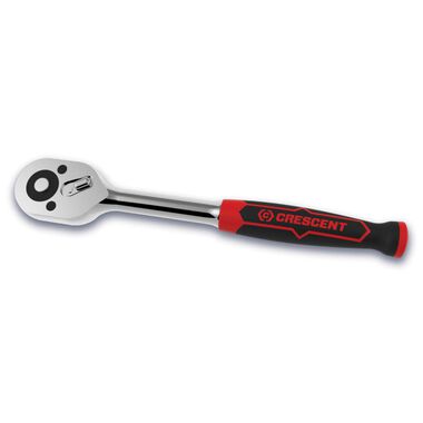 Crescent 1/2in Drive 72 Tooth Quick Release Dual Material Teardrop Ratchet 12-1/2 In.