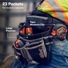 Klein Tools Tool Rig with Suspenders, 23 Pockets, small image number 4