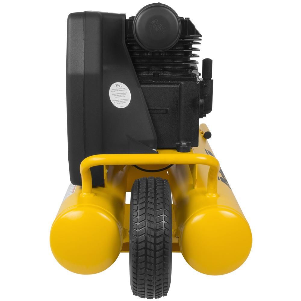 DEWALT 8 Gallon Portable 155 PSI Electric Twin Tank Wheelbarrow Air Compressor, large image number 10