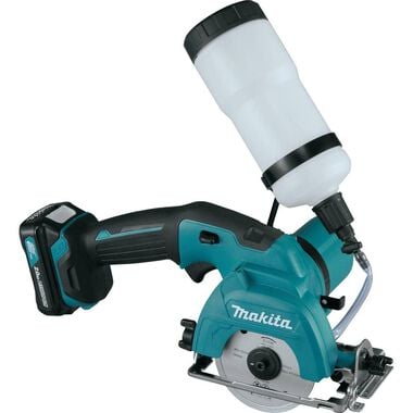 Makita 12 Volt Max CXT Lithium-Ion Cordless 3-3/8 in. Tile/Glass Saw Kit, large image number 8