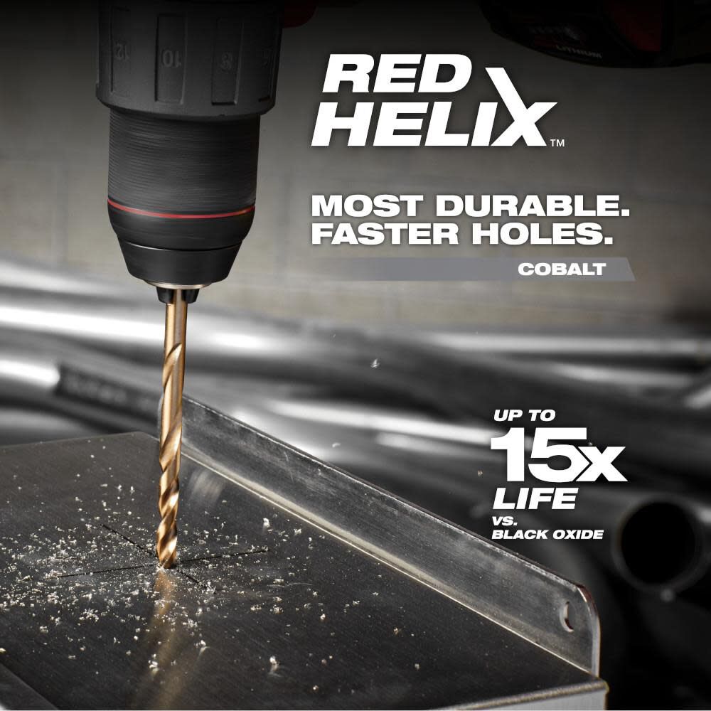 Milwaukee RED HELIX Cobalt 31/64inchinch Drill Bit, large image number 4