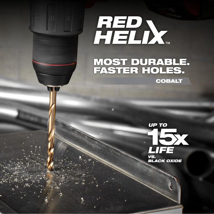 Milwaukee RED HELIX Cobalt 31/64inchinch Drill Bit, large image number 3