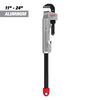 Milwaukee CHEATER Adaptable Pipe Wrench Aluminum, small