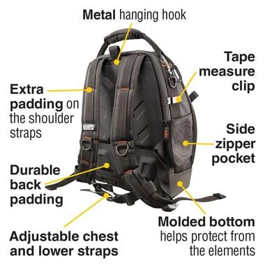Klein Tools Tradesman Pro Tool Master Backpack, large image number 3