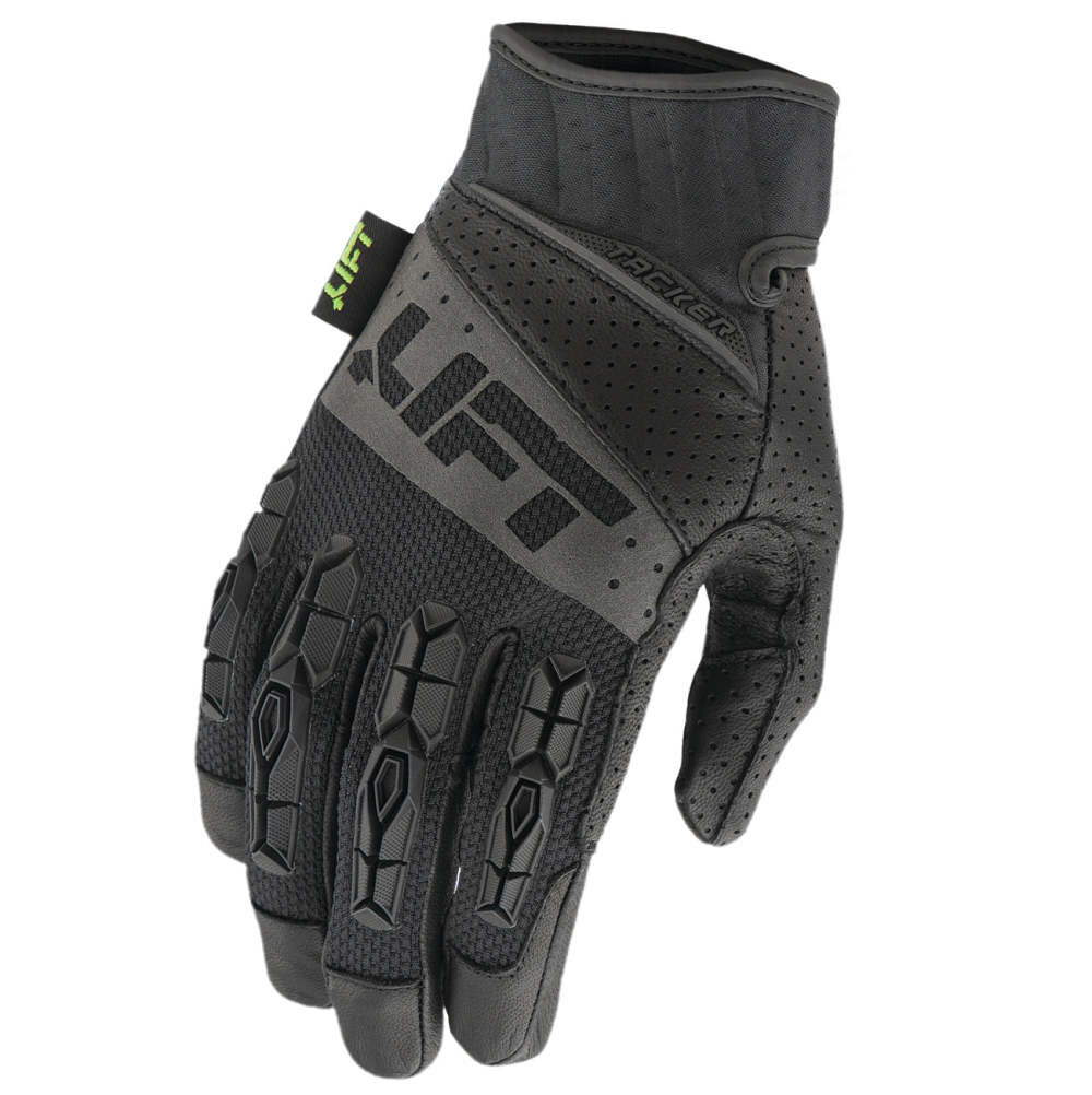 Lift Safety Gloves Genuine Leather Anti-Vibration Tacker Size XL Black - GTA-17KK1L