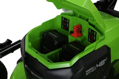 Greenworks 48V 21in Cordless Self Propelled Lawn Mower Kit with 5Ah Battery 2pk & Charger, large image number 8