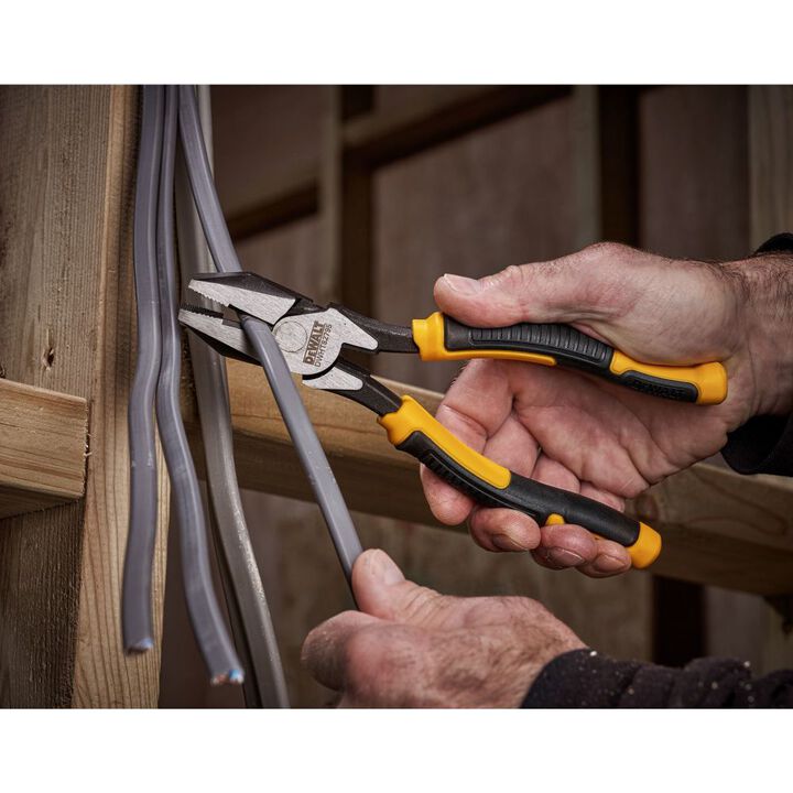 DEWALT 8 Inch Laser Hardened Lineman Pliers, large image number 2