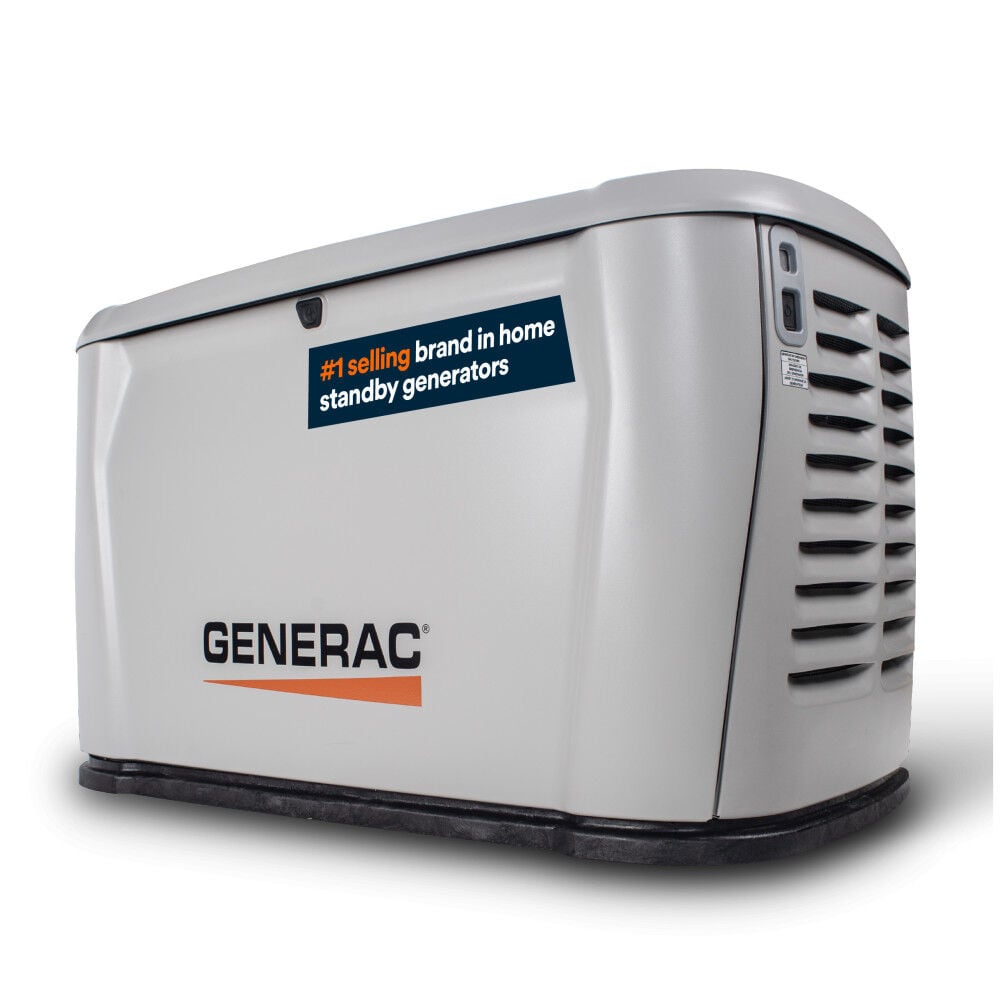 Generac Next Generation 10000 Watt 10kW Dual Fuel 50 State Air Cooled Home Standby Generator – 7257