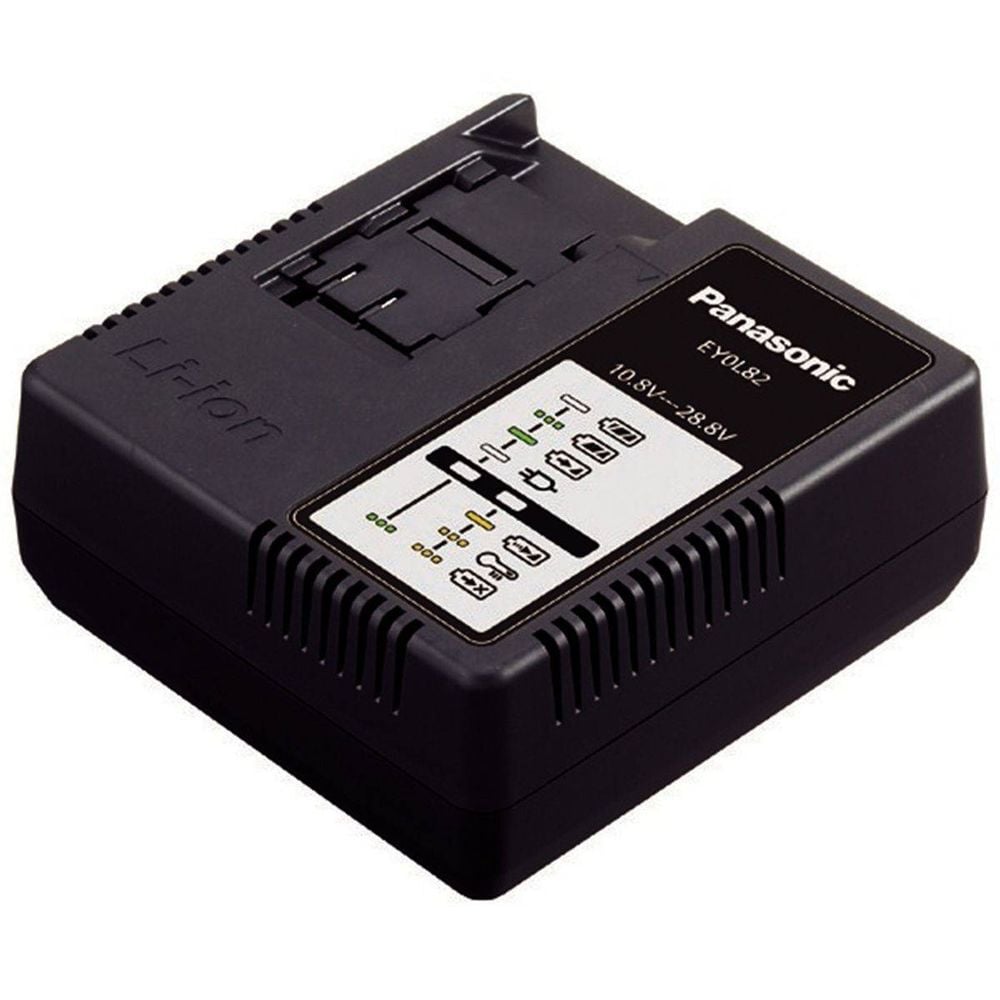 Panasonic Single-Port Battery Charger for 10.8 - 28.8V Li-Ion Batteries - EY0L82B