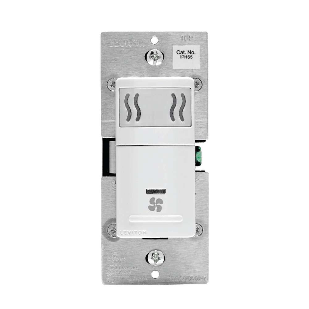 Датчик влажности Leviton Decora переключатель управления вентилятором 3A 120V Белый 9290₽