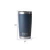 YETI 20oz Rambler Tumbler with Magslider Lid, small image number 5