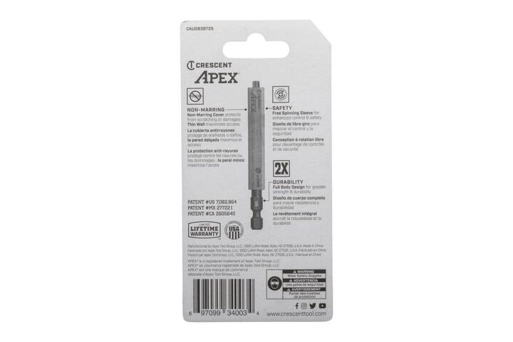 Crescent APEX T25 Torx u-GUARD Covered Impact Power Bit - 2 Pack, large image number 5