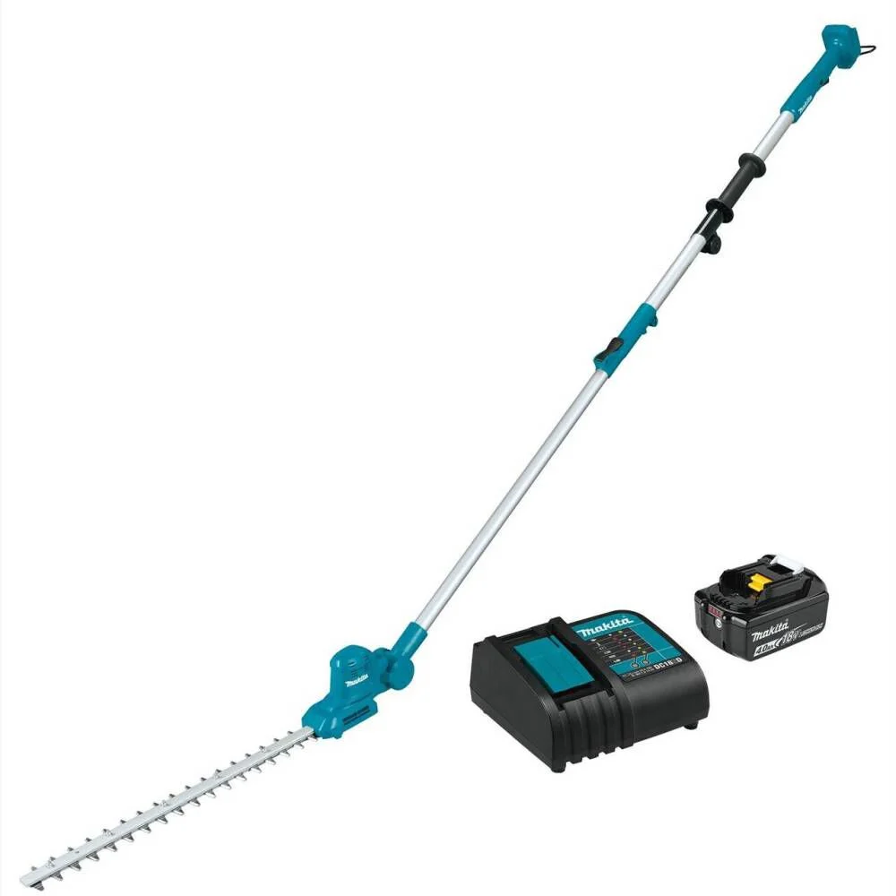 Makita 18V LXT Pole Hedge Trimmer Kit Lithium Ion Cordless 18in Telescoping Articulating, large image number 1