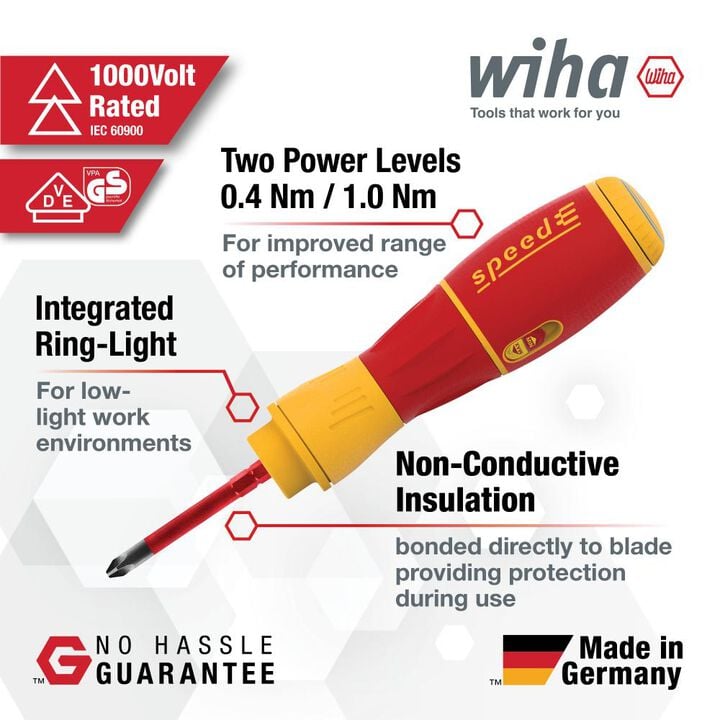 Wiha SpeedEII Electric Screwdriver, large image number 2