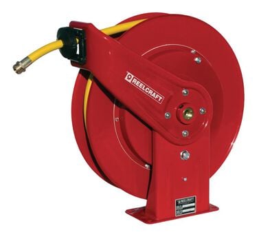 Reelcraft Hose Reel with Hose Steel Series 7000 1/2in x 50', large image number 0