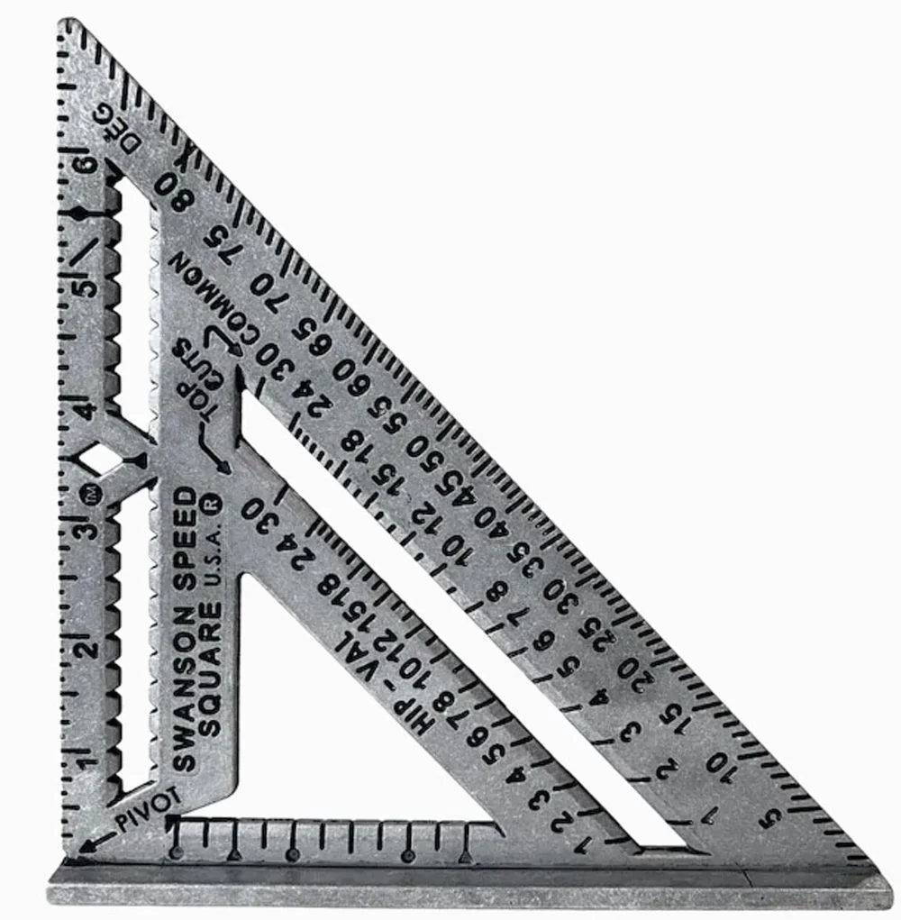 Swanson Tool Speed 7 1/4 Inch Length x 7 Inch Width Square with Blue Book - S0100-A