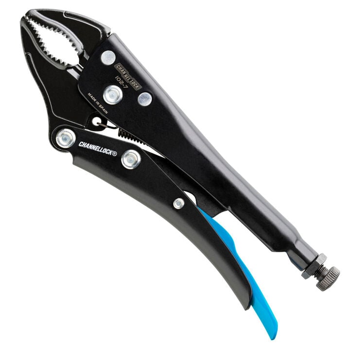 Channellock 7" Locking Pliers, Curved Jaw, large image number 1