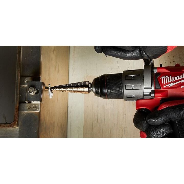 Milwaukee Cobalt Step Drill Bit #9 3/16-7/8inch, large image number 1