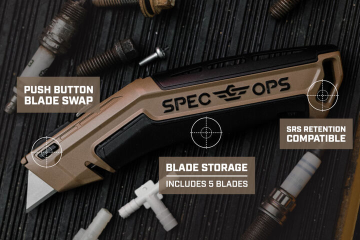 Spec Ops Retractable Blade Utility Knife, large image number 4