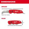 Milwaukee FASTBACK Hawkbill Folding Pocket Knife, small image number 3