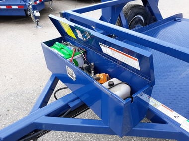 Air-Tow Trailers 8'6in Drop Deck Flatbed Trailer 52in Deck Width - 3500# Capacity, large image number 11