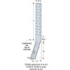 Simpson Strong-Tie 12 Gauge 3 x 26-1/8 In. Zinc Galvanized G90 Strap-Tie Holdown, small image number 3